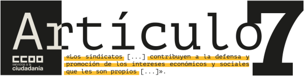 Logotipo de Artículo 7 FSC-CCOO